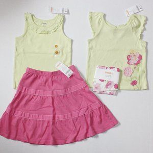 NWT Gymboree 3 3T tops skirt bike shorts Fairy Garden